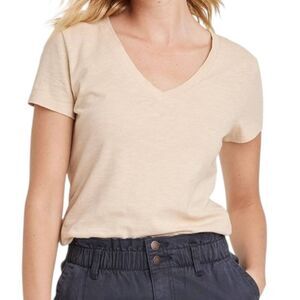 NEW Bundle of 2 Women’s Universal Thread Short Sleeve Tees Tan/Red XLarge